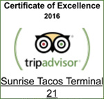 Sunrise Tacos 2016 Terminal 21 Award