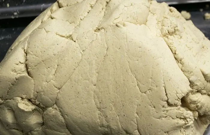 Kneading corn masa